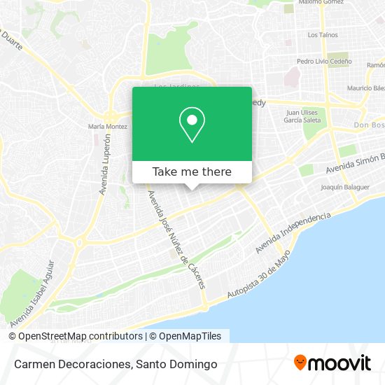 Mapa de Carmen Decoraciones
