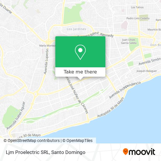 Ljm Proelectric SRL map