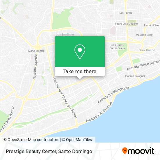 Prestige Beauty Center map