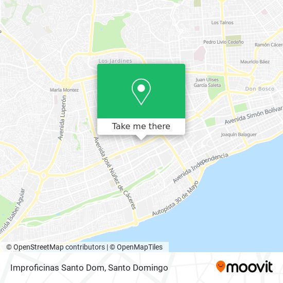 Improficinas Santo Dom map