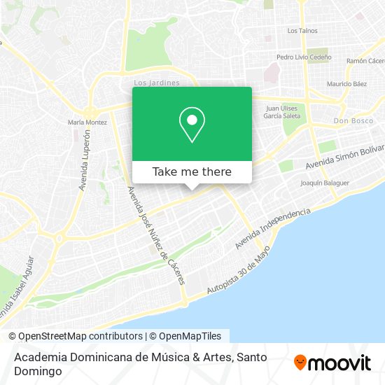 Academia Dominicana de Música & Artes map