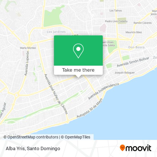 Alba Yris map