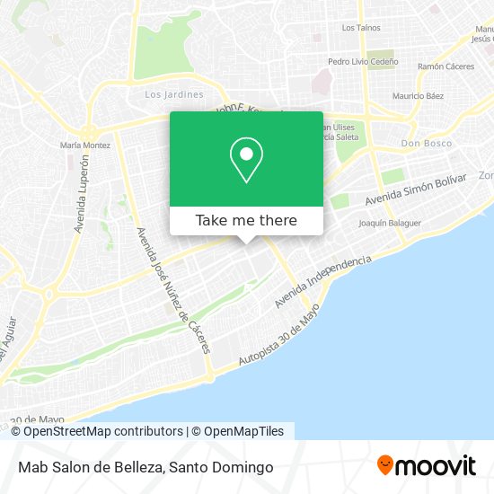 Mab Salon de Belleza map