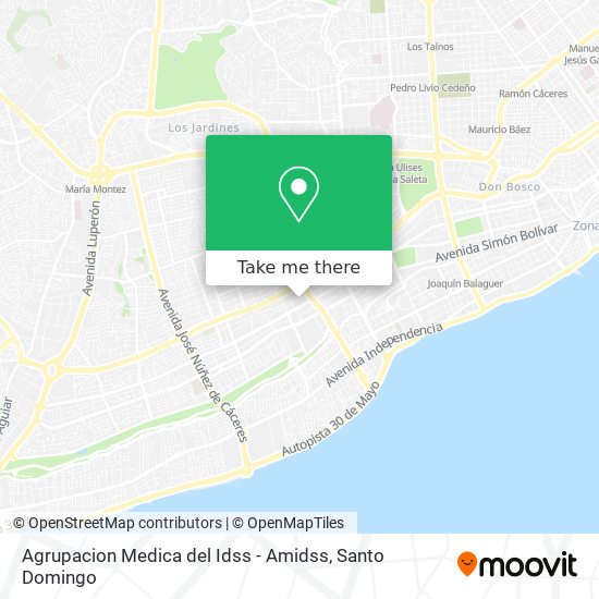 Agrupacion Medica del Idss - Amidss map