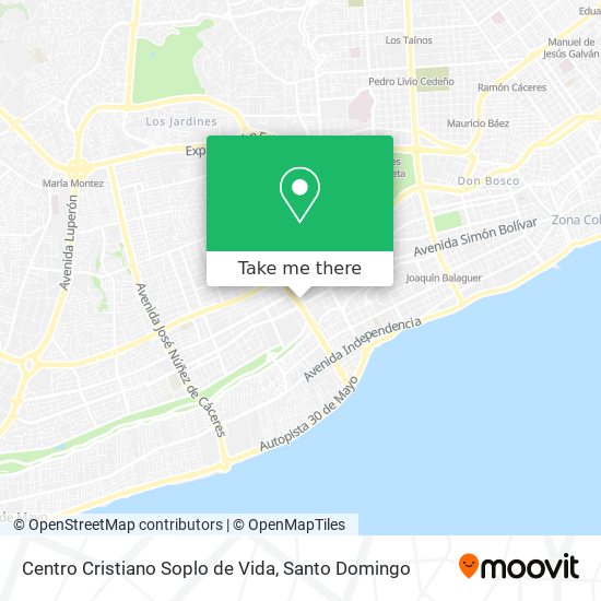Centro Cristiano Soplo de Vida map