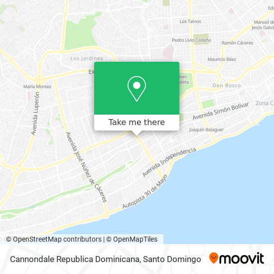 Cannondale Republica Dominicana map