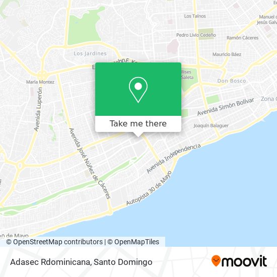 Adasec Rdominicana map