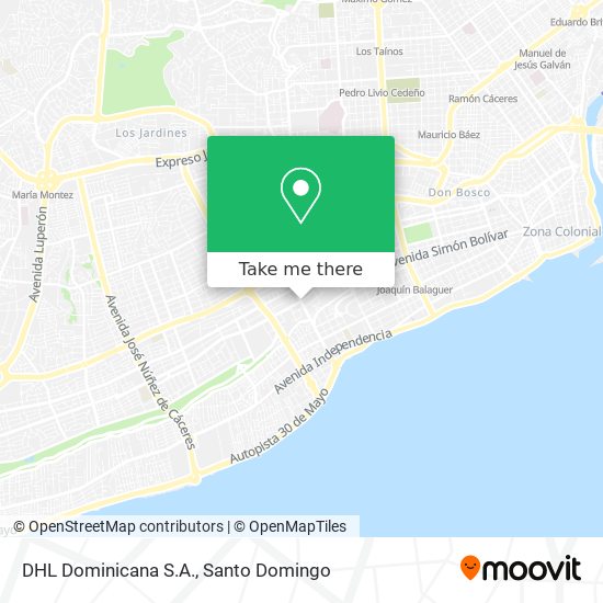 DHL Dominicana S.A. map