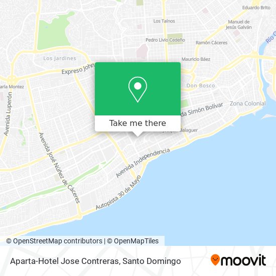 Mapa de Aparta-Hotel Jose Contreras