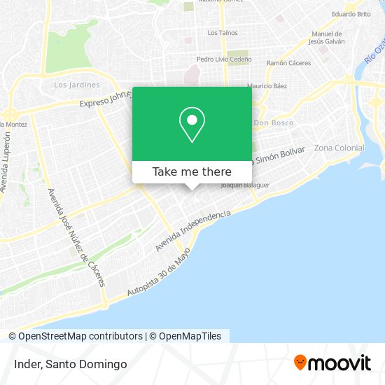 Mapa de Inder