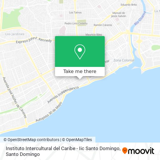 Instituto Intercultural del Caribe - Iic Santo Domingo map