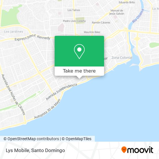 Lys Mobile map