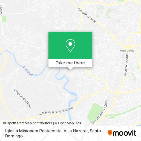Mapa de Iglesia Misionera Pentecostal Villa Nazaret
