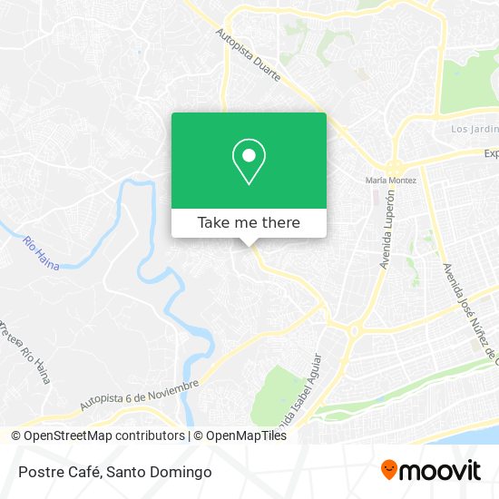Postre Café map