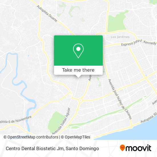 Centro Dental Biostetic Jm map