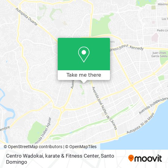 Centro Wadokai, karate & Fitness Center map