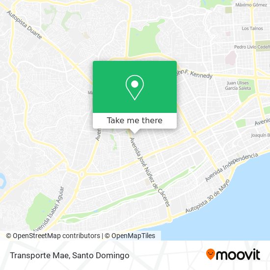 Mapa de Transporte Mae