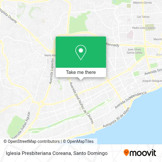 Iglesia Presbiteriana Coreana map