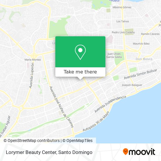 Mapa de Lorymer Beauty Center