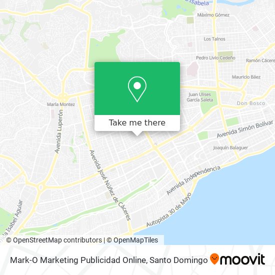 Mark-O Marketing Publicidad Online map