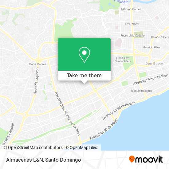 Mapa de Almacenes L&N