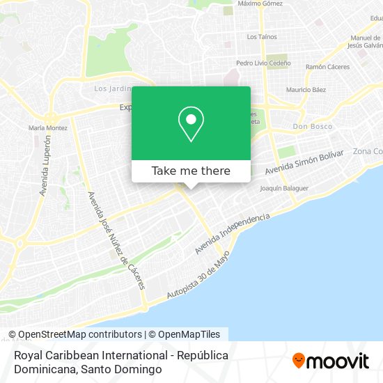 Royal Caribbean International - República Dominicana map