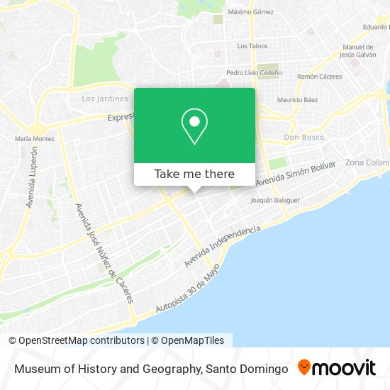 Museum of History and Geography map