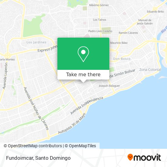 Mapa de Fundoimcar