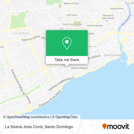 La Sirena Jose Contr map