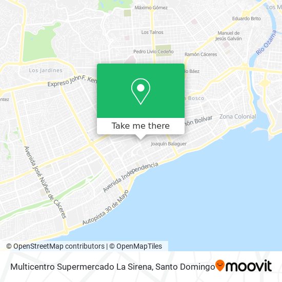 Multicentro Supermercado La Sirena map