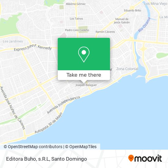 Mapa de Editora Buho, s.R.L