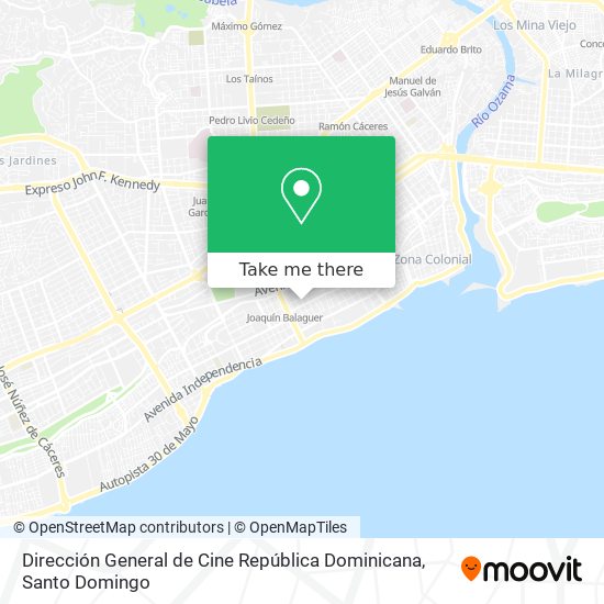 Dirección General de Cine República Dominicana map