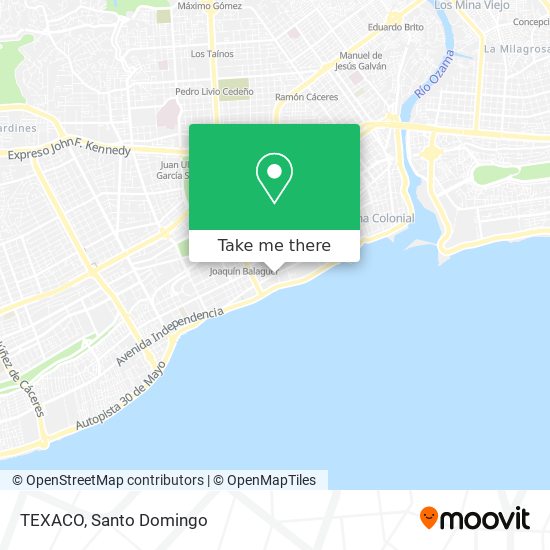 TEXACO map