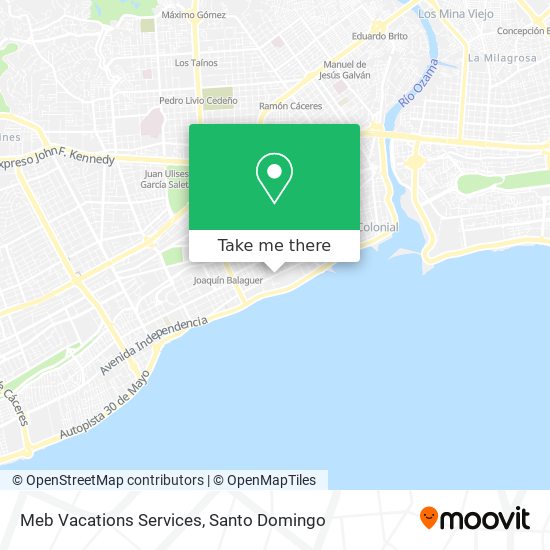 Meb Vacations Services map