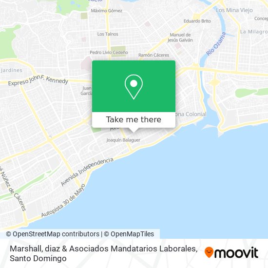 Marshall, diaz & Asociados Mandatarios Laborales map