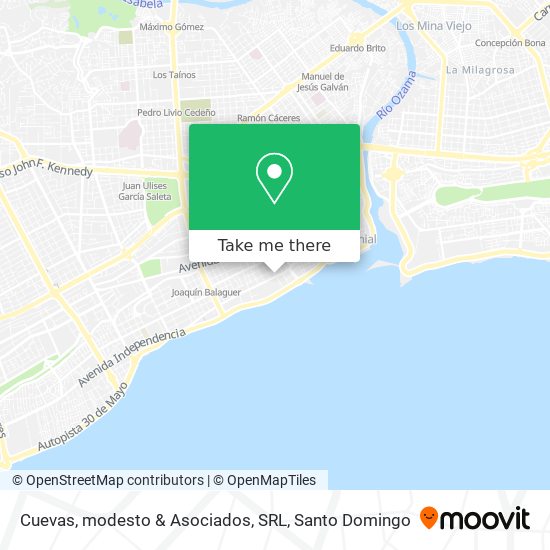Cuevas, modesto & Asociados, SRL map