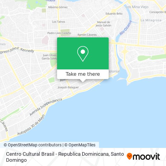 Centro Cultural Brasil - Republica Dominicana map