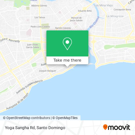 Yoga Sangha Rd map