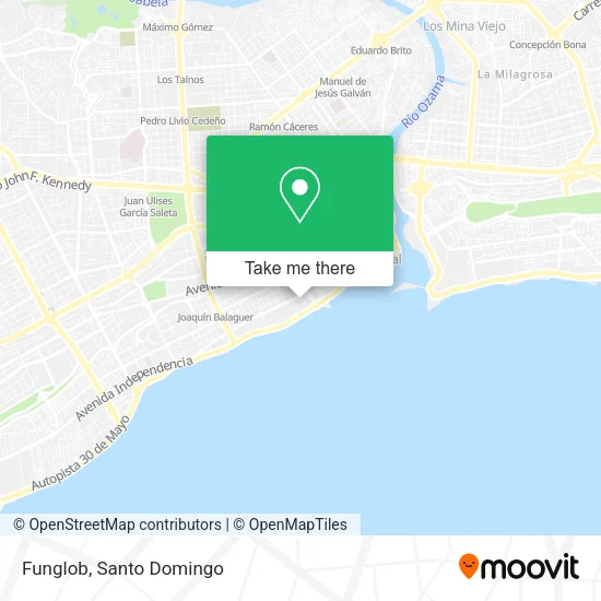 Mapa de Funglob