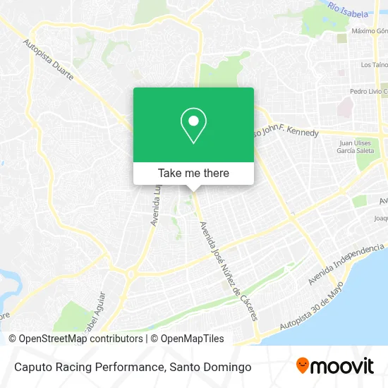 Caputo Racing Performance map