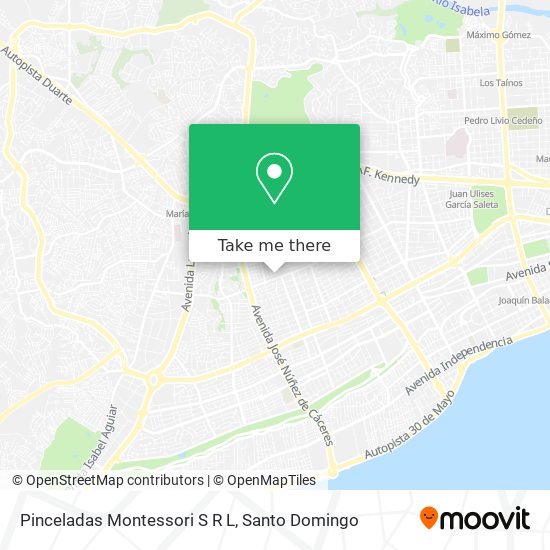 Pinceladas Montessori S R L map