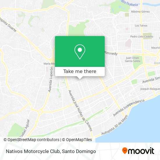 Nativos Motorcycle Club map