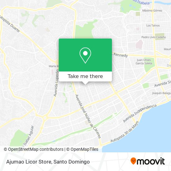 Ajumao Licor Store map