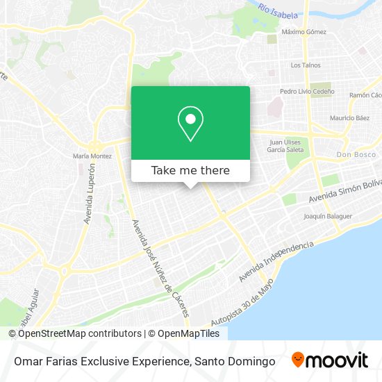 Omar Farias Exclusive Experience map