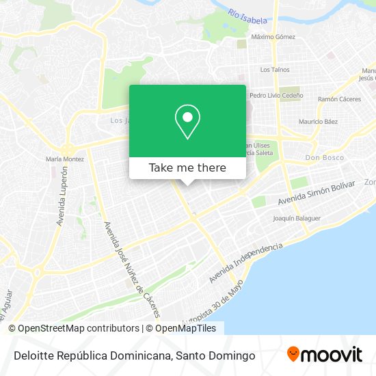 Deloitte República Dominicana map