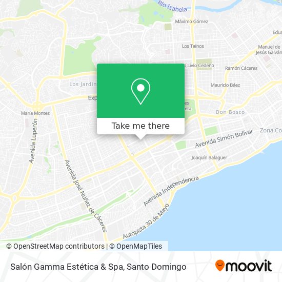 Salón Gamma Estética & Spa map
