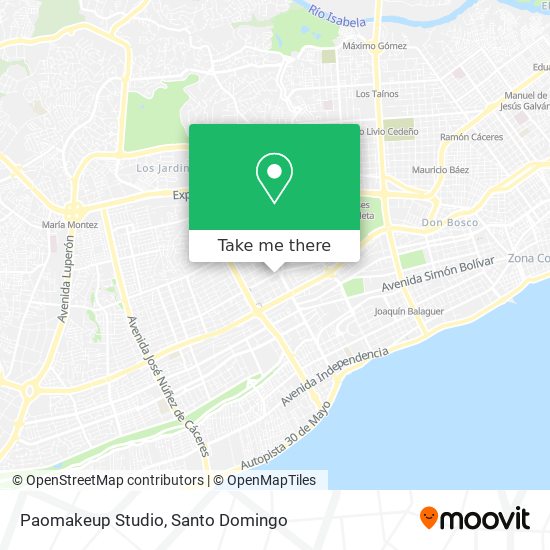 Paomakeup Studio map