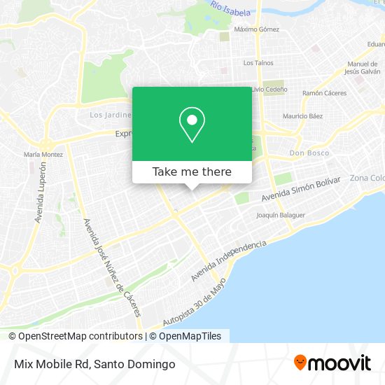 Mix Mobile Rd map