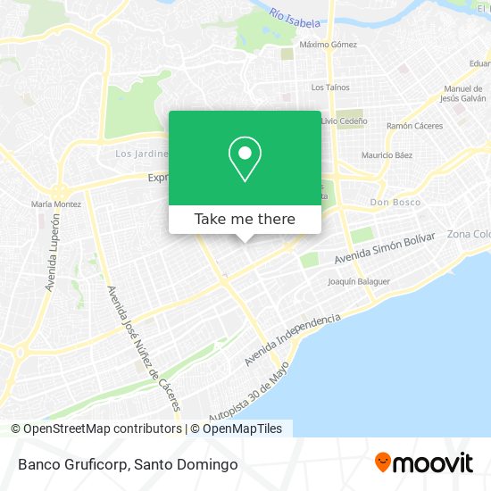 Mapa de Banco Gruficorp