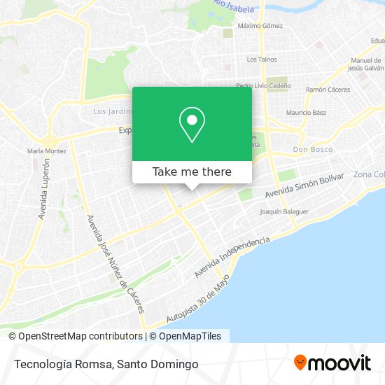 Tecnología Romsa map